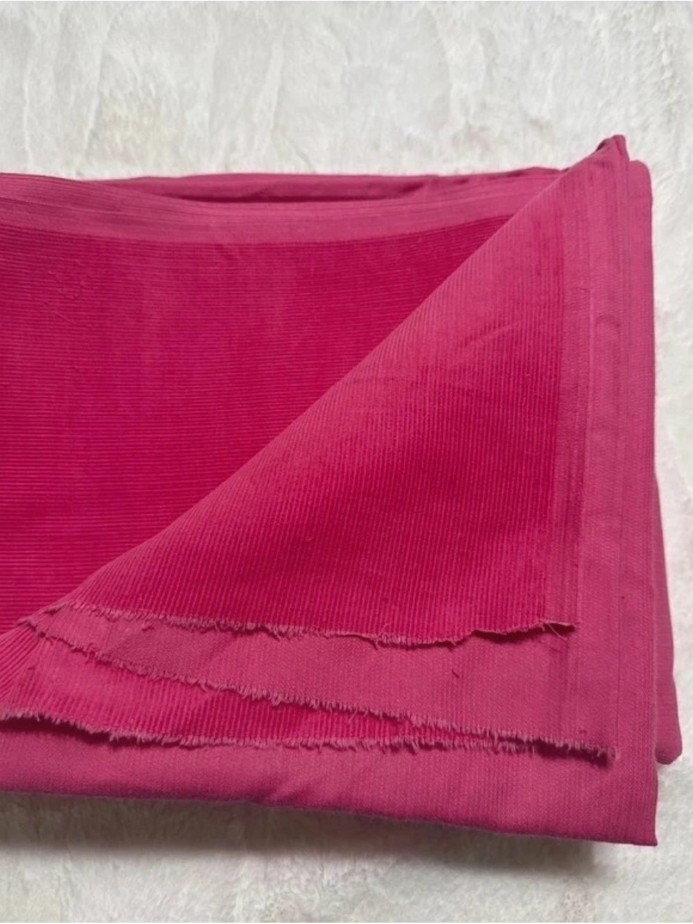 Fabric - Pink Pinwale Corduroy 84” X 38” - Picture 2 of 4